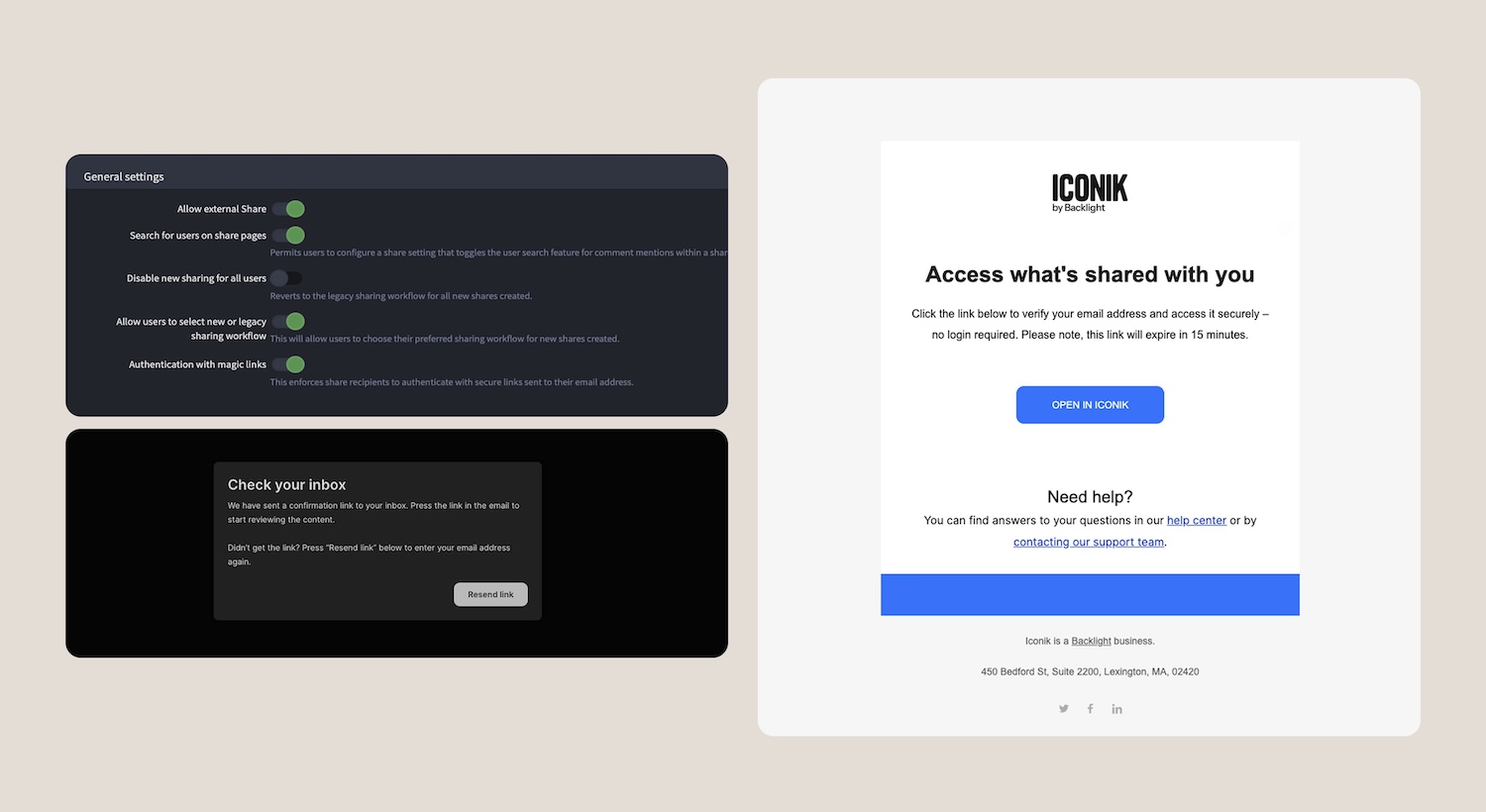 Iconik - Magic Links authentication.jpeg